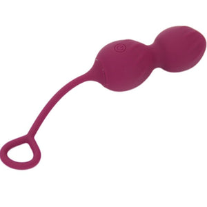 Armony - Blossoms Vaginal Dumbbell Vibração Controle Remoto 10 Vibrações Vermelho Escuro