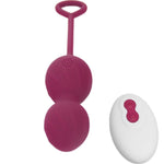 Armony - Blossoms Vaginal Dumbbell Vibração Controle Remoto 10 Vibrações Vermelho Escuro