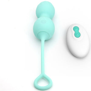 Armony - Blossoms Vaginal Dumbbell Vibração Controle Remoto 10 Vibrações Verde