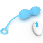 Armony - Blossoms Vaginal Dumbbell Vibração Controle Remoto 10 Vibrações Azul