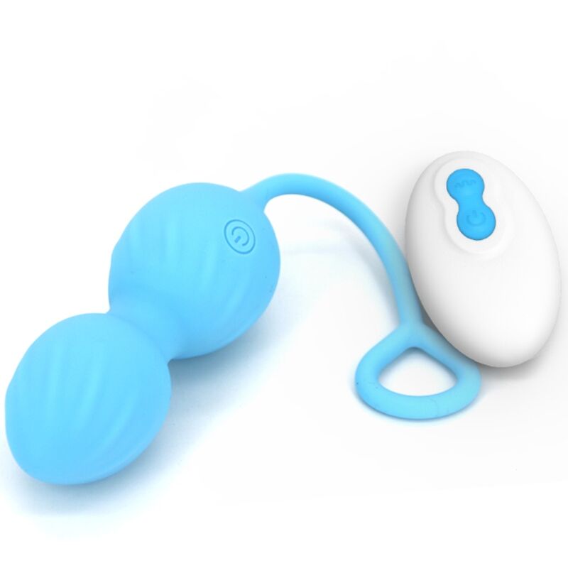 Armony - Blossoms Vaginal Dumbbell Vibração Controle Remoto 10 Vibrações Azul