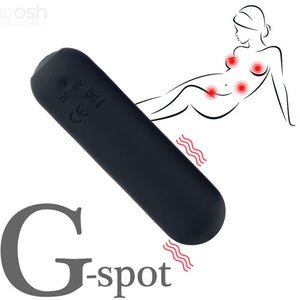 Armony - Splash Haha Vibrador Bala Silicone 10 Vibrações 75 X 19 cm Preto