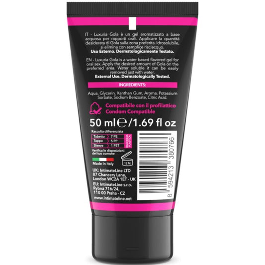 Intimateline Luxuria - Sexo Oral Gel Sabor Cereja 50 ml