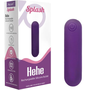 Armony - Splash Hehe Vibrador Bala Silicone 10 Vibrações 65 X 15 cm Roxo