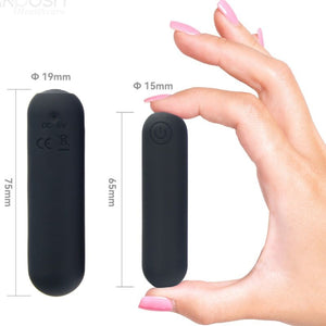Armony - Splash Haha Vibrador Bala Silicone 10 Vibrações 75 X 19 cm Preto
