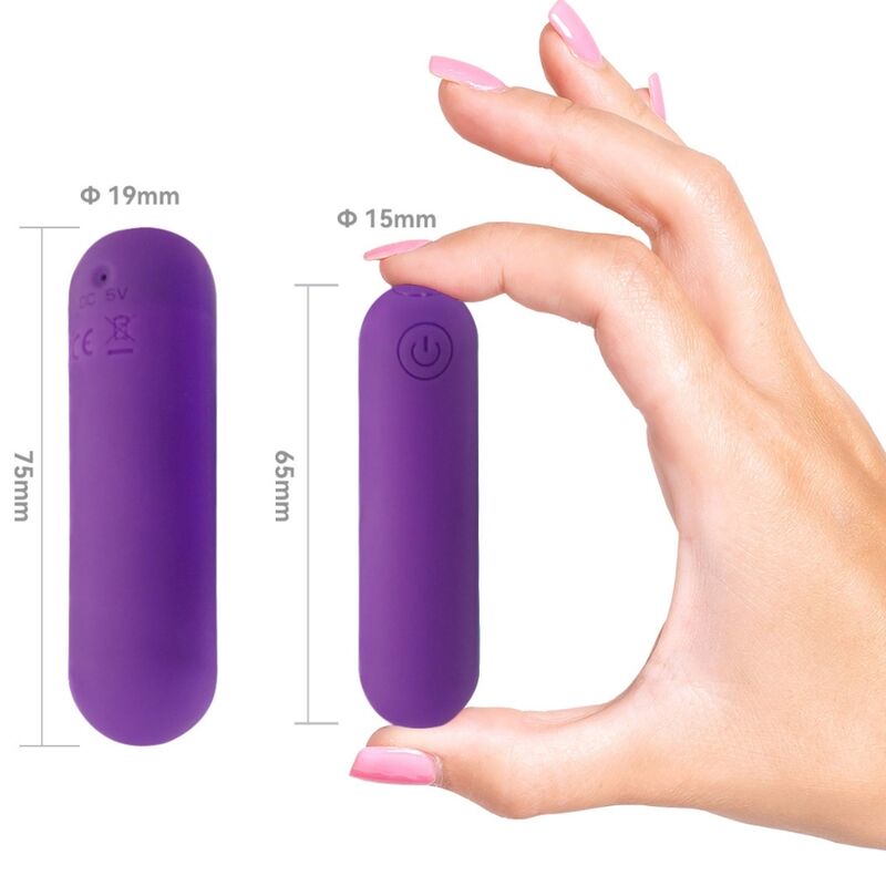 Armony - Splash Haha Vibrador Bala Silicone 10 Vibrações 75 X 19 cm Roxo