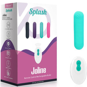 Armony - Splash Joline Vibrador Bullet Silicone Controle Remoto 10 Vibrações 65 X 15 cm Verde