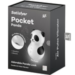 Satisfyer Pocket Panda Estimulador e Vibrador Preto e Branco