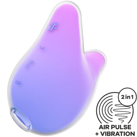 Satisfyer Mermaid Vibes Estimulador y Vibrador Violeta y Rosa