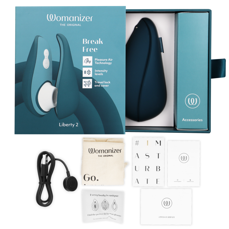 Womanizer Liberty 2 Estimulador de Clitoris & Sucker Azul