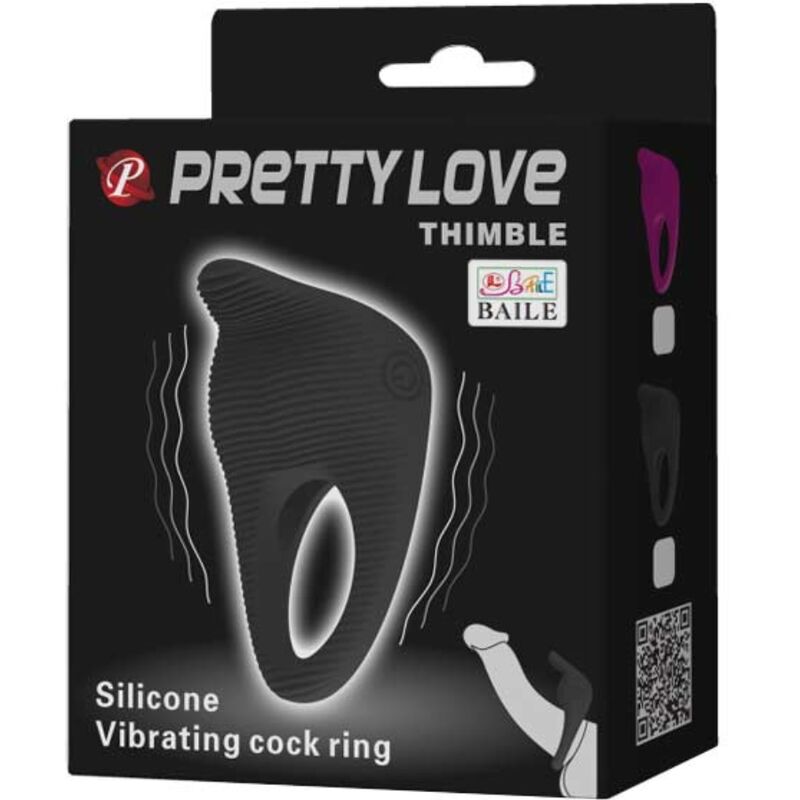 Pretty Love - Anillo Vibrador Negro