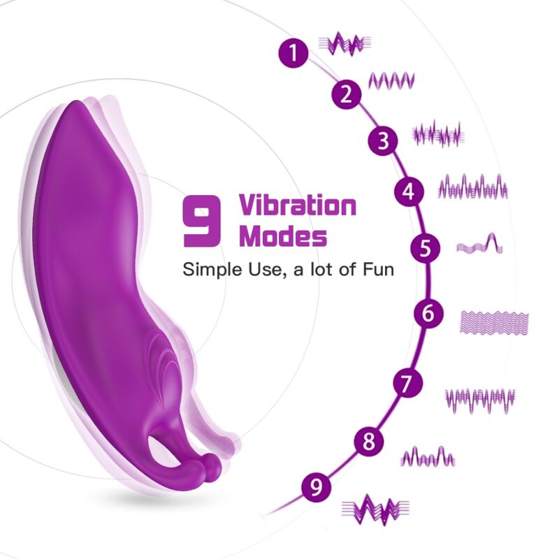 Armony - Honeybee Wearable Calças Vibrador G-Spot Controle Remoto Roxo