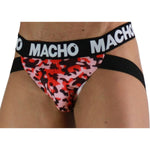Jockstrap militar para hombre Mx28mr rojo S