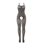 Subblime - 951726 Bodystocking Sem Fundo de Rede Elstica Preta Tamanho Único