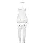 Subblime - 951955 Bodystocking de Rede Arrasto Brilhante Tamanho Único