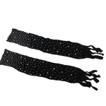 Subblime 952174 Bodystocking de Red con Guantes y Diamantes Negro Talla Única