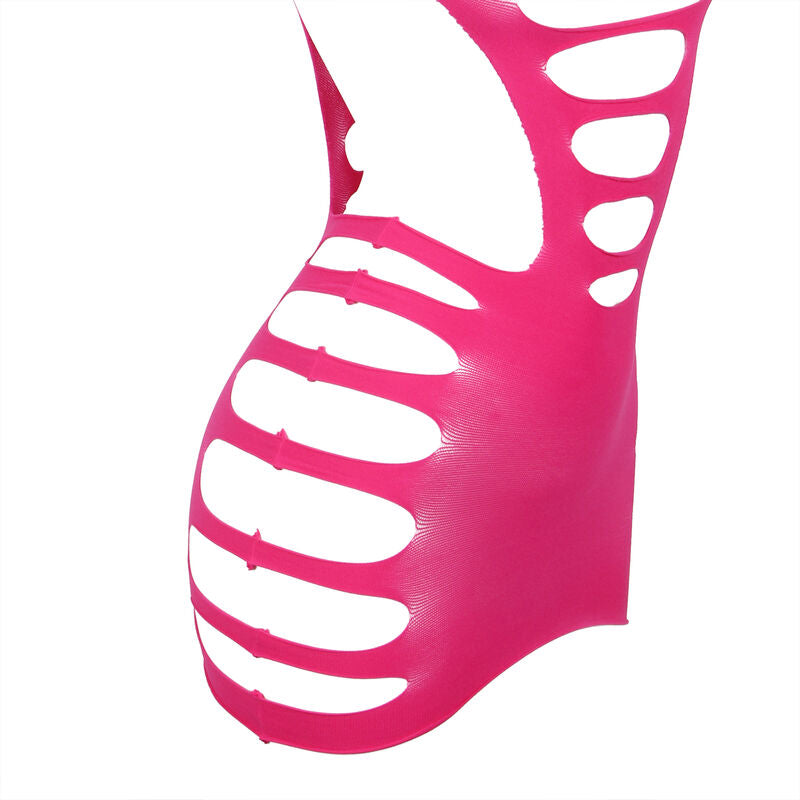 Subblime - 952273 Vestido Manga Longa Com Rede Elstica Rosa Tamanho Único