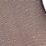 Subblime 952297 Body de red brillante con hombros descubiertos y manga larga - Negro Talla Única