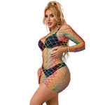 Subblime - 952426 Vestido de Manga Larga de Red Rainbow Talla Única