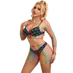Subblime - 952440 2 Peas Fishnet Conjunto Manga Larga Arcoíris Talla Única