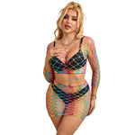 Subblime - 952440 2 Peas Fishnet Conjunto Manga Larga Arcoíris Talla Única