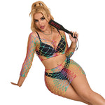 Subblime - 952440 2 Peas Fishnet Conjunto Manga Larga Arcoíris Talla Única