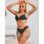 Subblime - 952440 2 Peas Fishnet Conjunto Manga Larga Arcoíris Talla Única