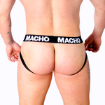 Macho Mx27gr Jock Couro Cinza Bege L