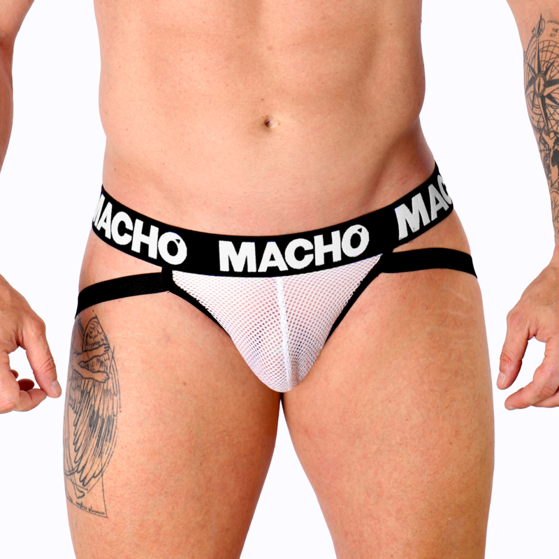 Macho Mx26x1 Jock Grid Branco M