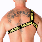 Macho - Arnés Romano Amarillo L/XL