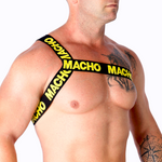 Macho - Arnés Romano Amarillo L/XL