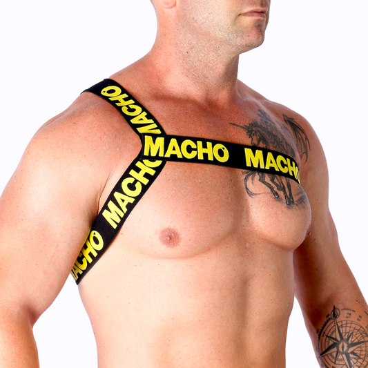 Macho - Arnês Romano Amarelo L/XL