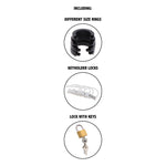 Hidden Desire Extreme Castidade Gaiola de Silicone Tamanho S Preto