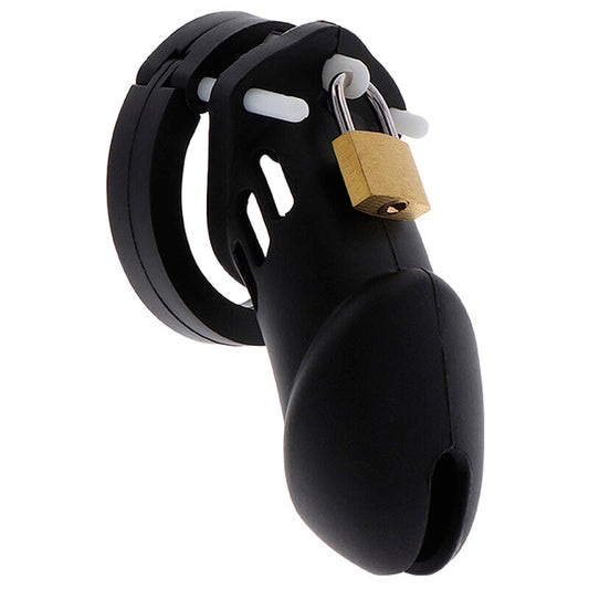 Hidden Desire Jaula de Castidad para Pene, de Silicona, Talla L, Negro