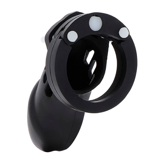 Hidden Desire Jaula de Castidad para Pene, de Silicona, Talla L, Negro