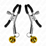 Kink - Grampo de Bico Simples Dourado 6 cm
