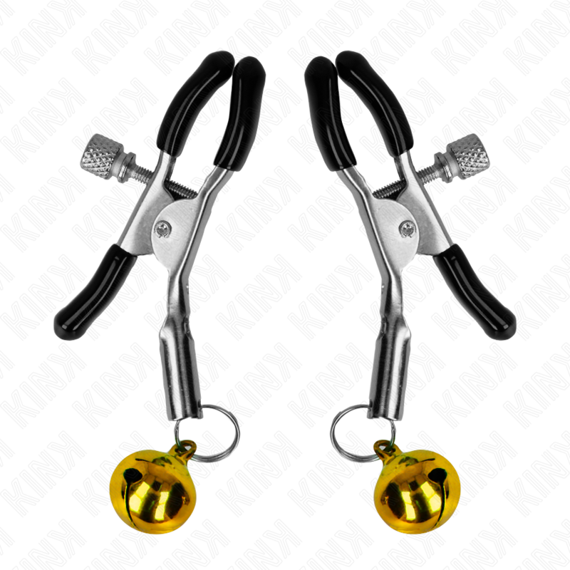 Kink - Grampo de Bico Simples Dourado 6 cm