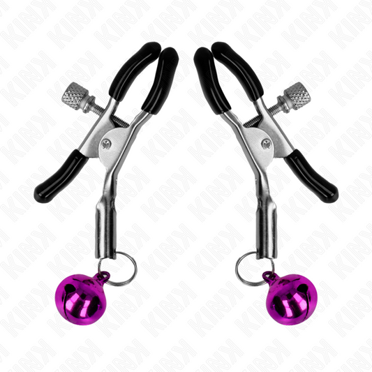 Kink - Grampo de Bico Simples Roxo 6 cm
