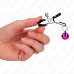 Kink - Grampo de Bico Simples Roxo 6 cm