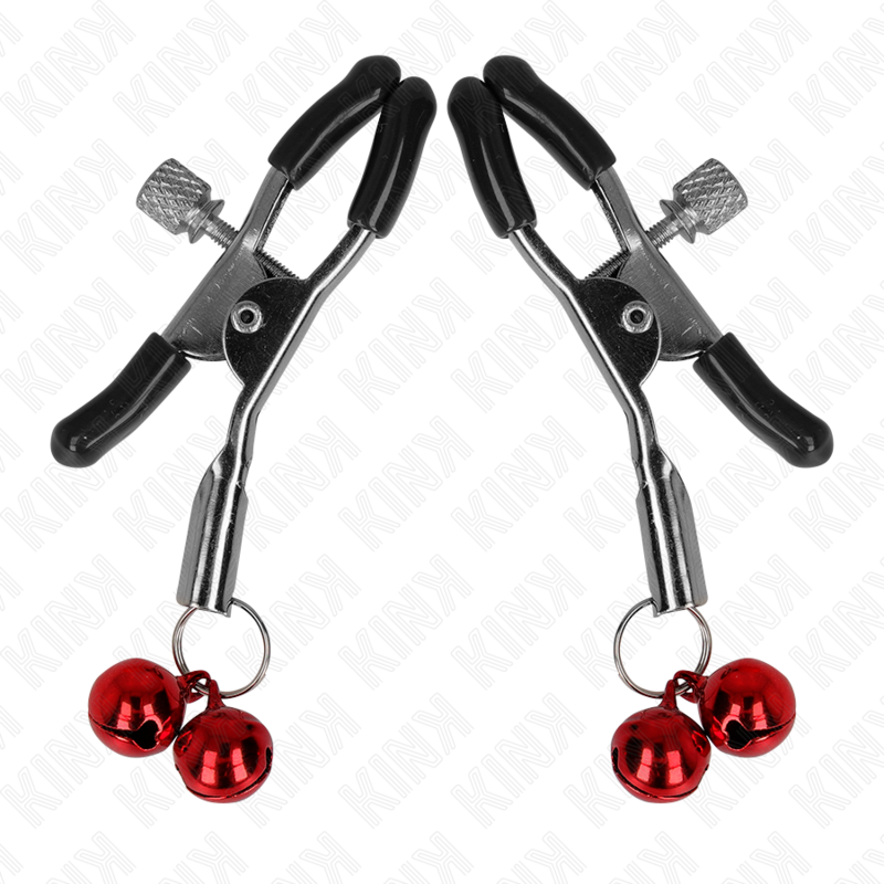 Kink - Grampo de Bico Duplo Sino Vermelho 6 cm