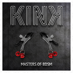 Kink - Grampo de Bico Duplo Sino Vermelho 6 cm