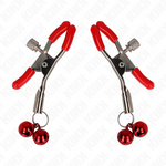 Kink - Grampo de Bico Duplo Vermelho Vermelho 6 cm