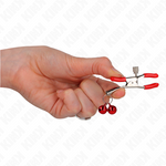 Kink - Grampo de Bico Duplo Vermelho Vermelho 6 cm