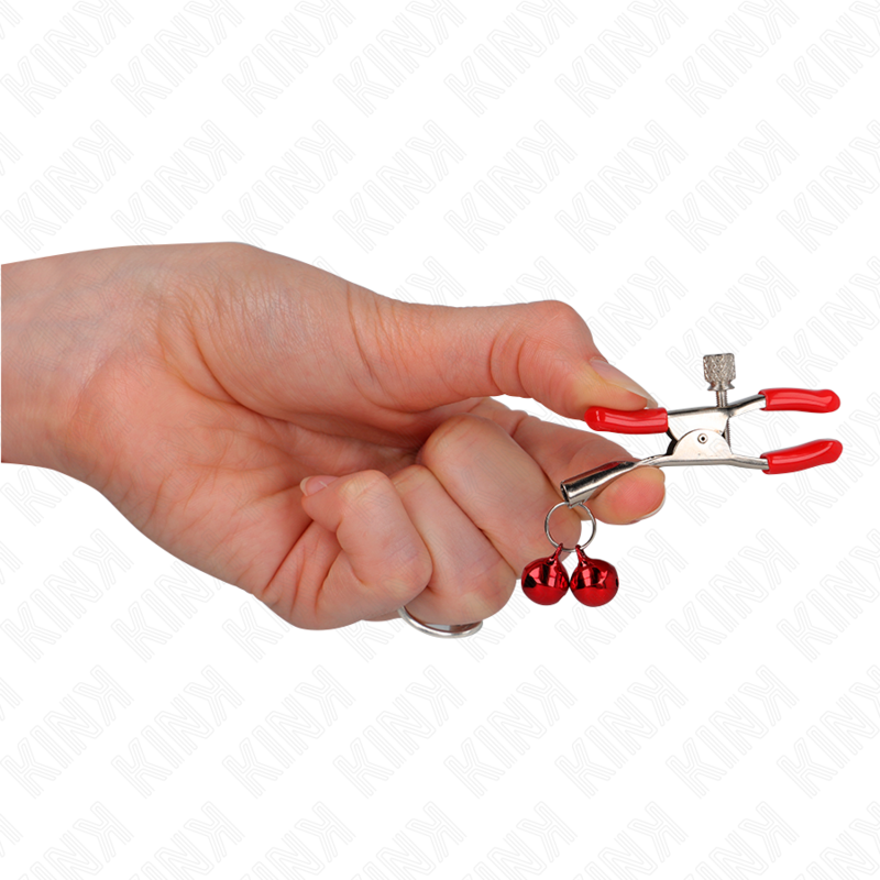 Kink - Grampo de Bico Duplo Vermelho Vermelho 6 cm