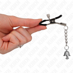 Kink - Pinças Pingente Sino Prata 6 cm