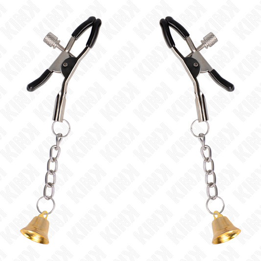 Kink - Pinças Pingente Sino Dourado 6 cm