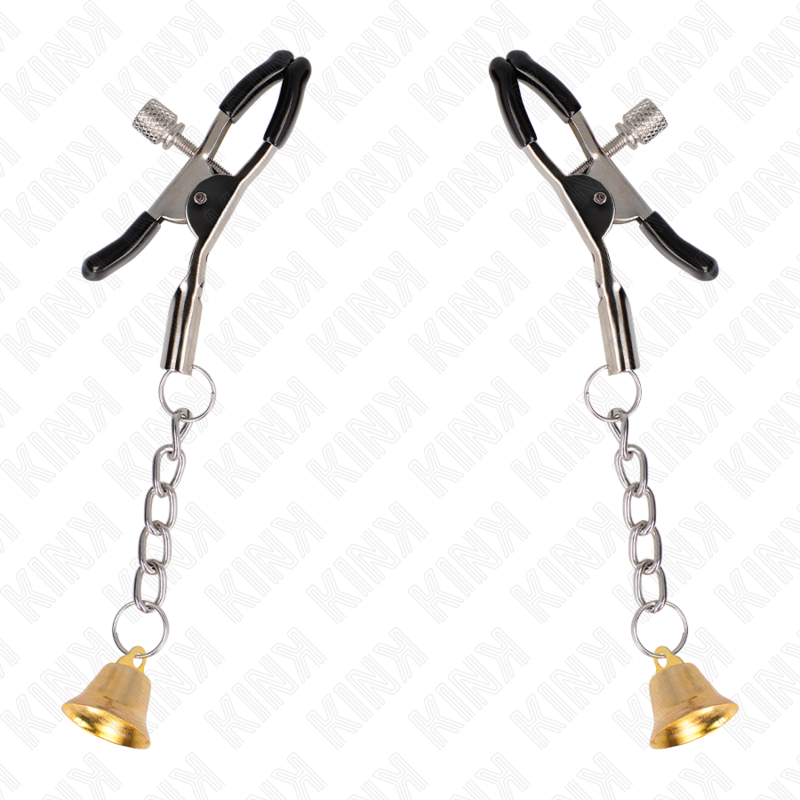 Kink - Pinças Pingente Sino Dourado 6 cm