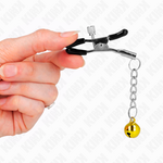 Kink - Pinças Pingente Jingle Bell Dourada 6 cm