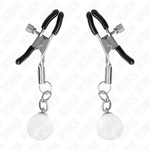 Kink - Grampos de Bico de Vidro Prata 6 cm