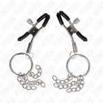Kink - O Ring Grampo de Bico e Pequena Corrente Prata 6 cm